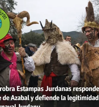 La Corrobra Estampas Jurdanas responde al alcalde de Azabal y defiende la legitimidad del Carnaval Jurdanu