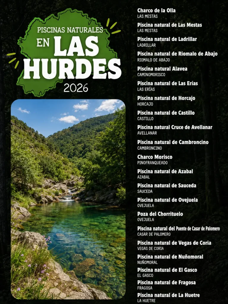 Piscinas Naturales de Las Hurdes 2026