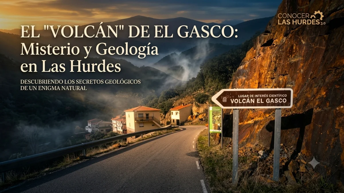 El “Volcán” de El Gasco: misterio y geología en Las Hurdes